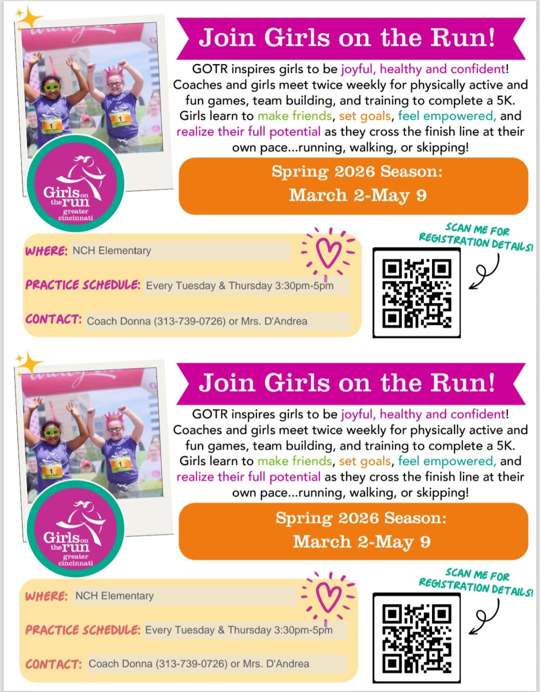 Girls on the Run Flyer 3